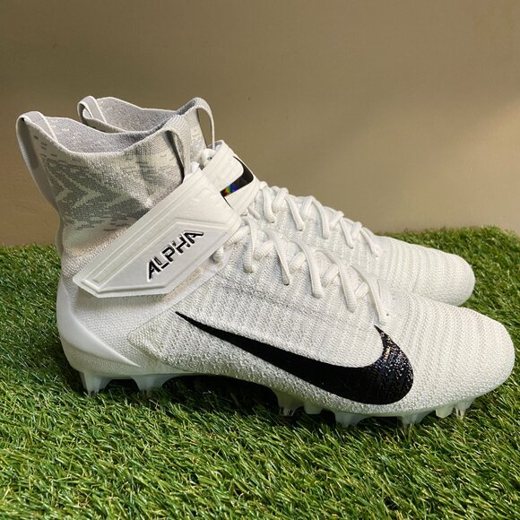 Nike Alpha Menace Elite 2 White P Football Cleats Men\'s WIDE BV3298-100 NEW main image 9